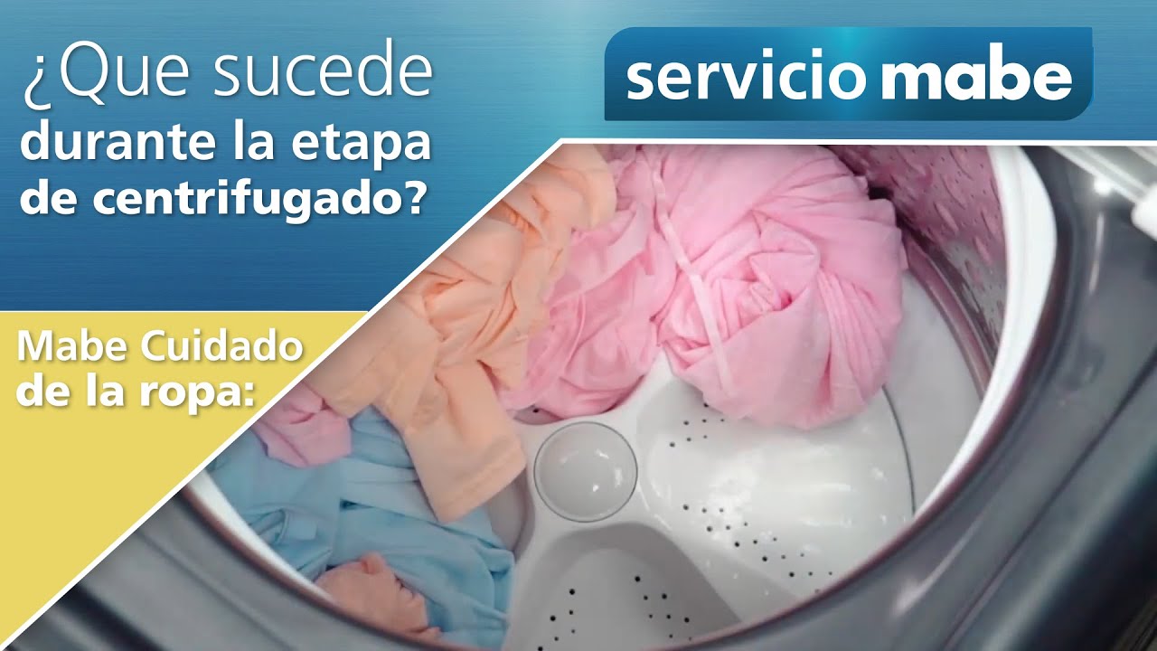 Qué es centrifugación en lavadora RoombaMania